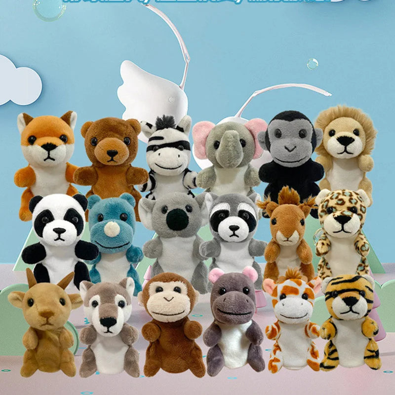 Animais de pelúcia, brinquedos de leão e tigre, história de jardim de infância, materiais didáticos, bonecas educacionais para crianças, brinquedos para crianças, fantoches de dedo para bebês, bonecas...

Stuffed Plus